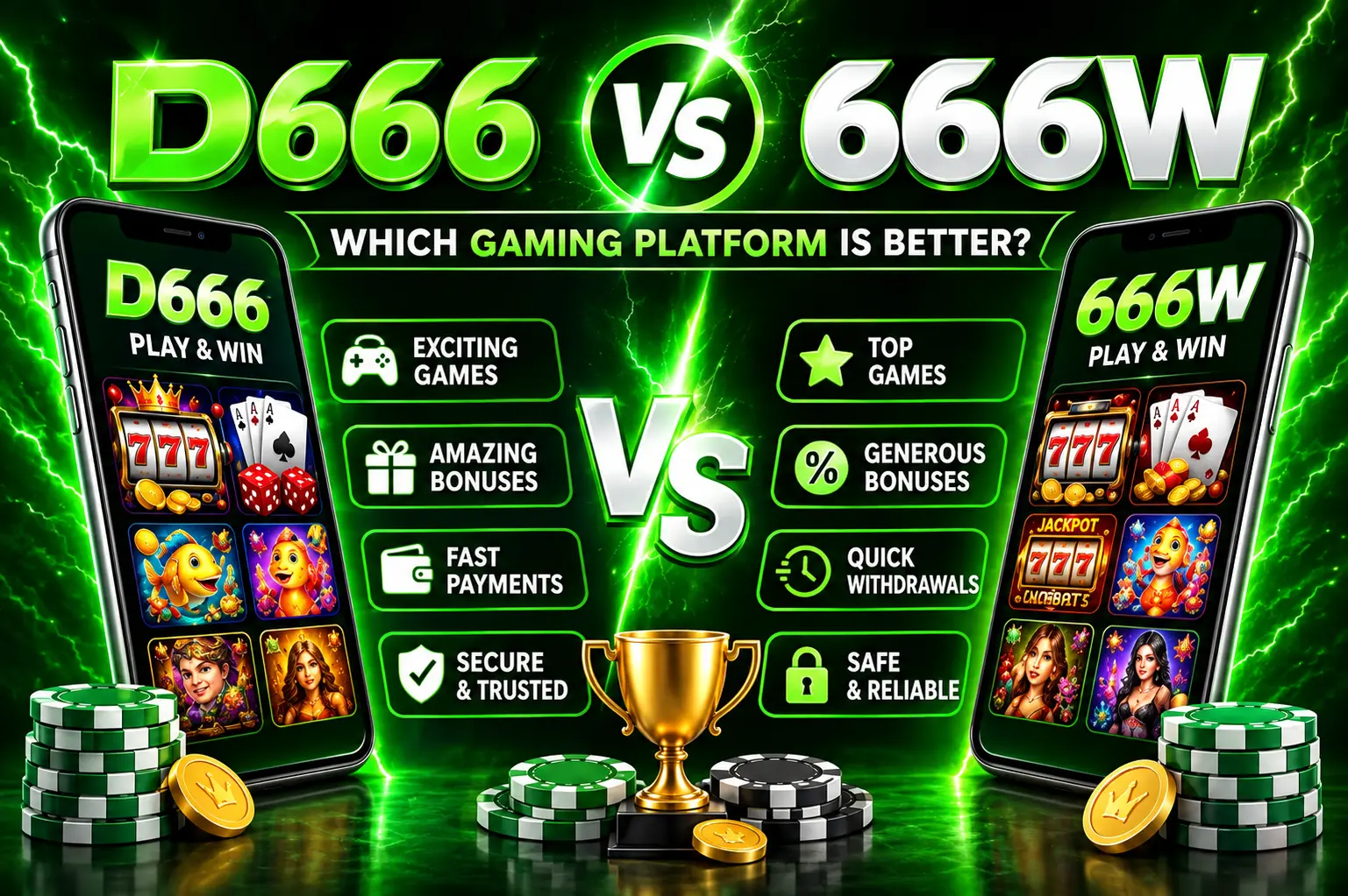 D666 vs 666W